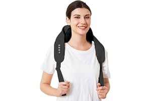 Creathomes Neck and Shoulder Massager with Heat, Neck Massager for Pain Relief Deep Tissue, for Office Home and Car, Festival Gift