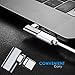 Magnetic USB C Charger Adapter, Dreamvasion 90 Degree Magnet USB Type C Fast Charging Connector Converter [Support 4.3A] for MacBook Pro/Apple Pencil/Chromebook Pixel/Samsung Galaxy S8 and More