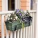 Achla Designs Galvanized Window Flower Box Planter-Green-Small (22