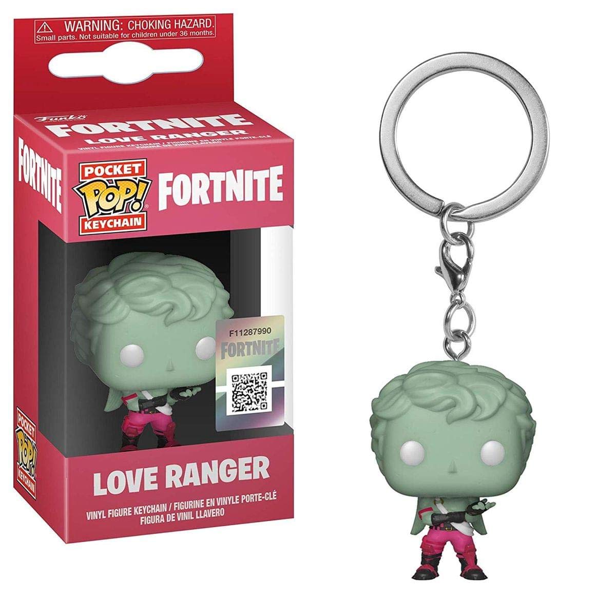 Funko Pop! Keychain: Fortnite - Love Ranger - Love Ranger Novelty Keyring - Collectable Mini Figure - Stocking Filler - Gift Idea - Official Merchandise - Video Games Fans - Backpack Decor