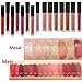 SHERUI 22 Colors FOCALLURE MATTE Lip Matte Lipgloss Set of 6