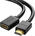 UGREEN HDMI Extension Cable High Speed Male to Female HDMI Extender Cord Cable Supports 1080P 3D for Nintendo Switch, Blu Ray Player, 3D Television, Roku, Boxee, Xbox360, PS3 (3ft)