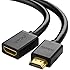 UGREEN HDMI Male to Female Extension Cable Support 4K Resolution for Blu Ray Player, 3D Television, Roku, Boxee, Xbox360, PS3 etc