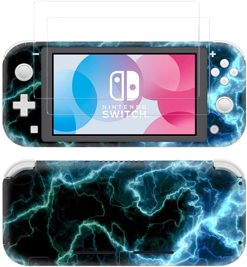 Taifond The Galaxy Decals Stickers Set Faceplate Skin + 2Pcs Screen Protector for Nintendo for Switch Lite Console & Joy-Con Controller & Dock Protection Kit: Computers & Accessories