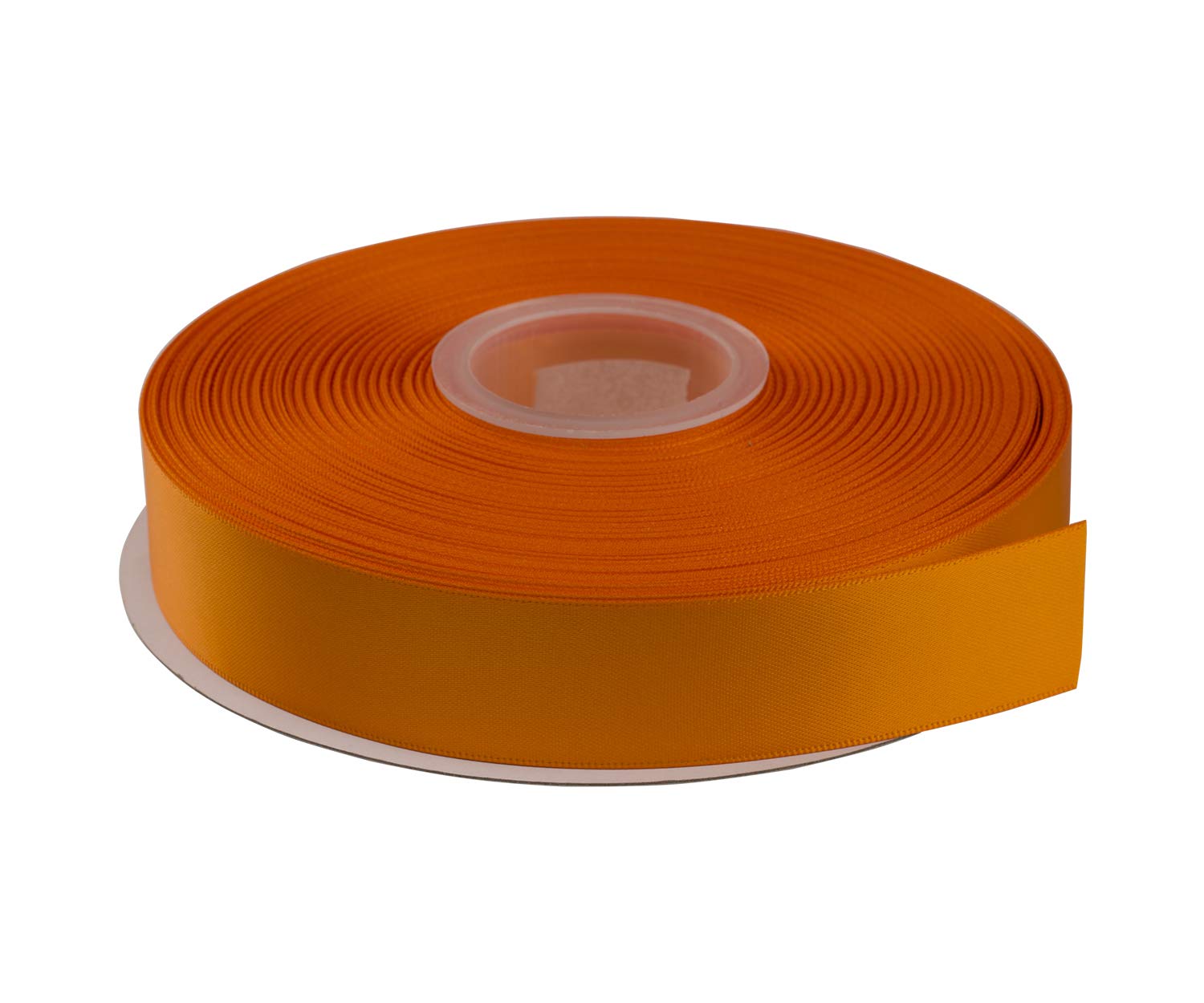 AVANAVA 25mm Wide Double Face Satin Ribbon - 45 Meters (668-Orange Peel)