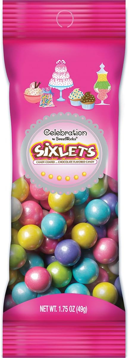 Celebrations By Sweetworks Sixlets(R) 1.75Oz-Shimmer (Tm) Spring Mix