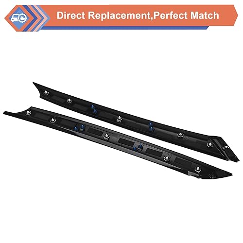ZONFANT Left Right Windshield A-Pillar Trim Molding, Front Driver Passenger Side Windscreen A