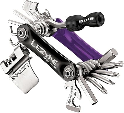 Lezyne Multi Outils Rap Co2 21 Outils Couleur Violet Noir Amazon Fr Sports Et Loisirs