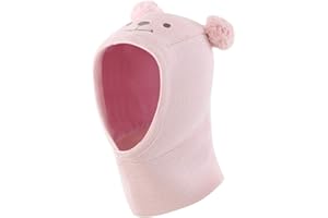 LLmoway Baby Toddler Kids Winter Hats Warm Windproof Knit Scarf Hood Fleece Hat