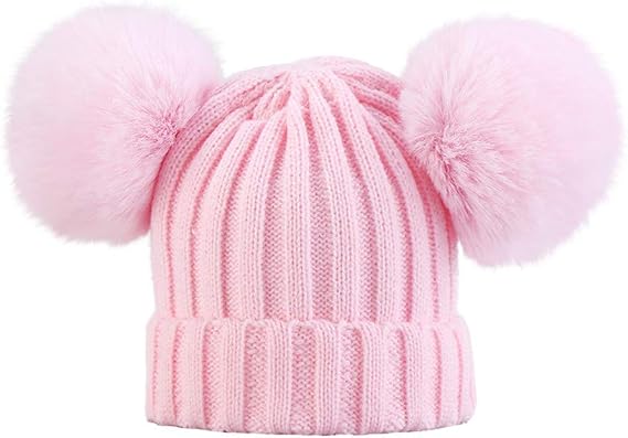 Amazon Co Jp キッズ ニット帽子 マフラー 防寒 保温 秋冬 ニットハット 暖かい ポンポン付け ニット帽 防寒 防風 あったか ニットキャップ キッズ用ハット アウトドア 幼稚園 お出かけ 服 ファッション小物