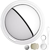 Bnlei Air Tracker Tag Works with Apple Find My (iOS Only) Includes Replaceable Battery, Bluetooth Smart Item Locator Key Finder for Keys, Luggage, Wallet, Pet, Dog, Cat (White, 1-Pack)