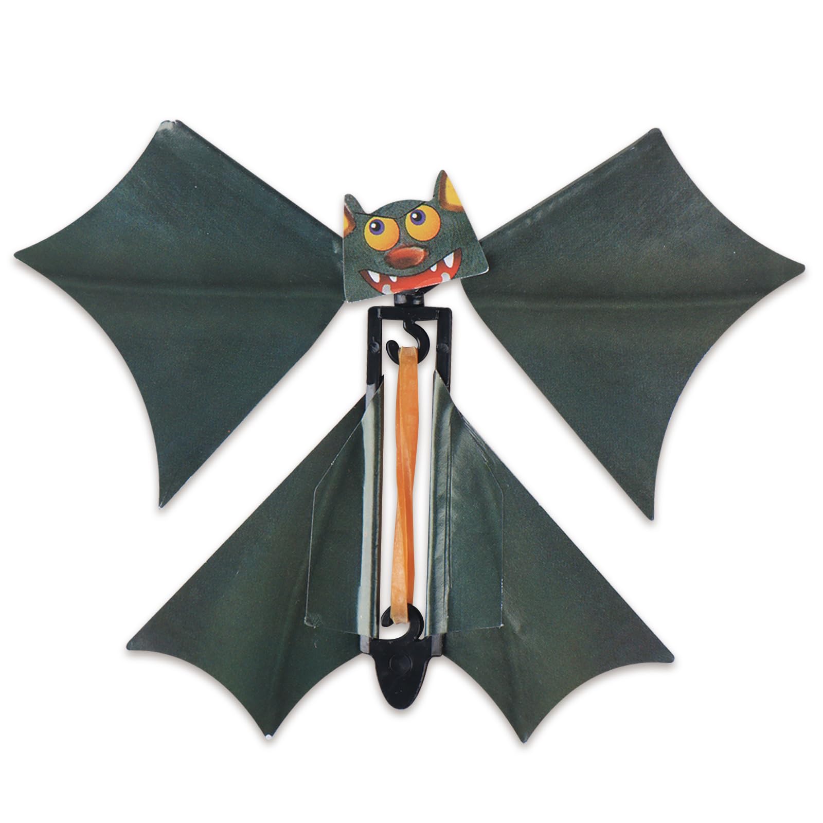 Surriba 14pcs Flying Paper Bat Halloween Gift, April Fools' Day Witch Accessories, Vampire Accessories Creative Bookmarks Magic Props Tinkering