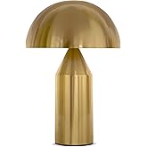 Brightech Venus - Lámpara de mesa con forma de hongo – Lámpara moderna para sala de estar, mesa auxiliar o mesa auxiliar – Re