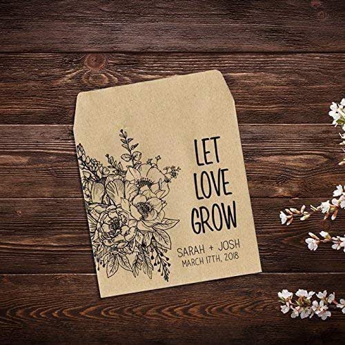 Amazon.com: Seed Packet Favor, Custom Seed Packets, Seed Packets ...