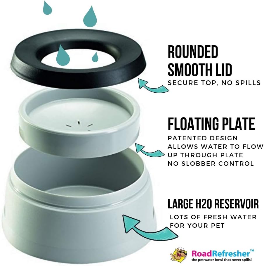 no spill dog bowl for car