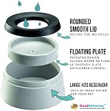 Road Refresher Prestige Non Spill Pet Water Bowl Grey Large Pack 1 view 2