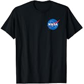 NASA Meatball Logo Small Front &amp; Large Logo on Back T-Shirt