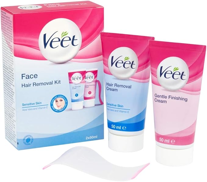 Veet 50ml Face Hair Removal Cream And Finishing Cream Amazon Ca