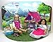 18 Inch Doll Playscene, Reversible Camping and Fashion Runway Scenes Perfect for 18 Inch American Girl Dolls & More! Campsite & Runway Playscene | Doll Sold Separately