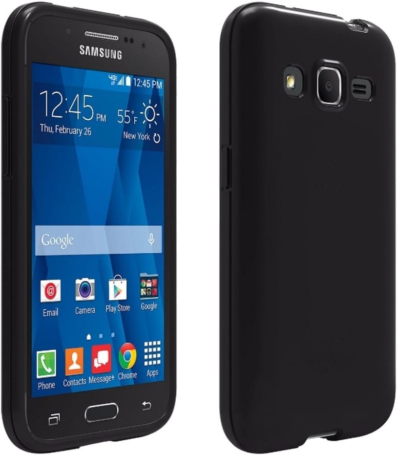 Verizon OEM High Gloss Silicone Cover for Samsung Galaxy Core Prime - Black
