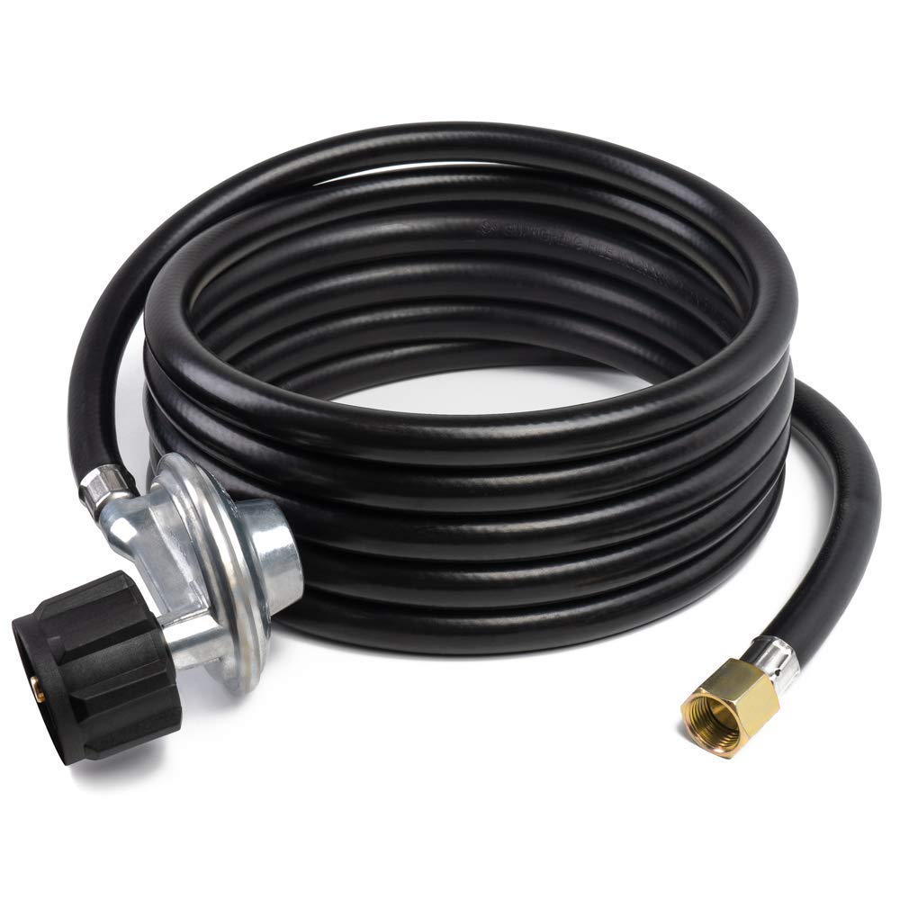SHINESTAR QCC1 Propane Tank Extension Hose with Regulator for Gas Grill