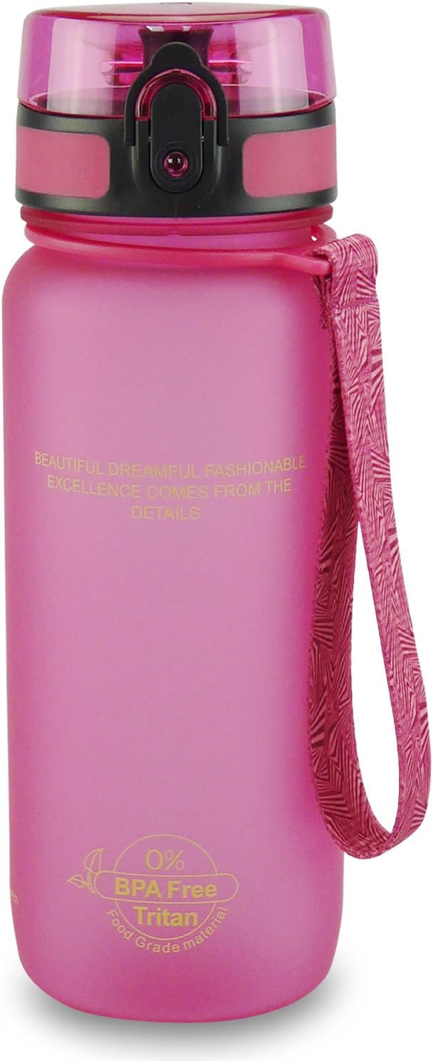 SMARDY Tritan Water bottle for drinking 350ml, 500ml, 650ml, 1l - of BPA-free plastic - one-click lid - easy to open - environmentally friendly - reusable