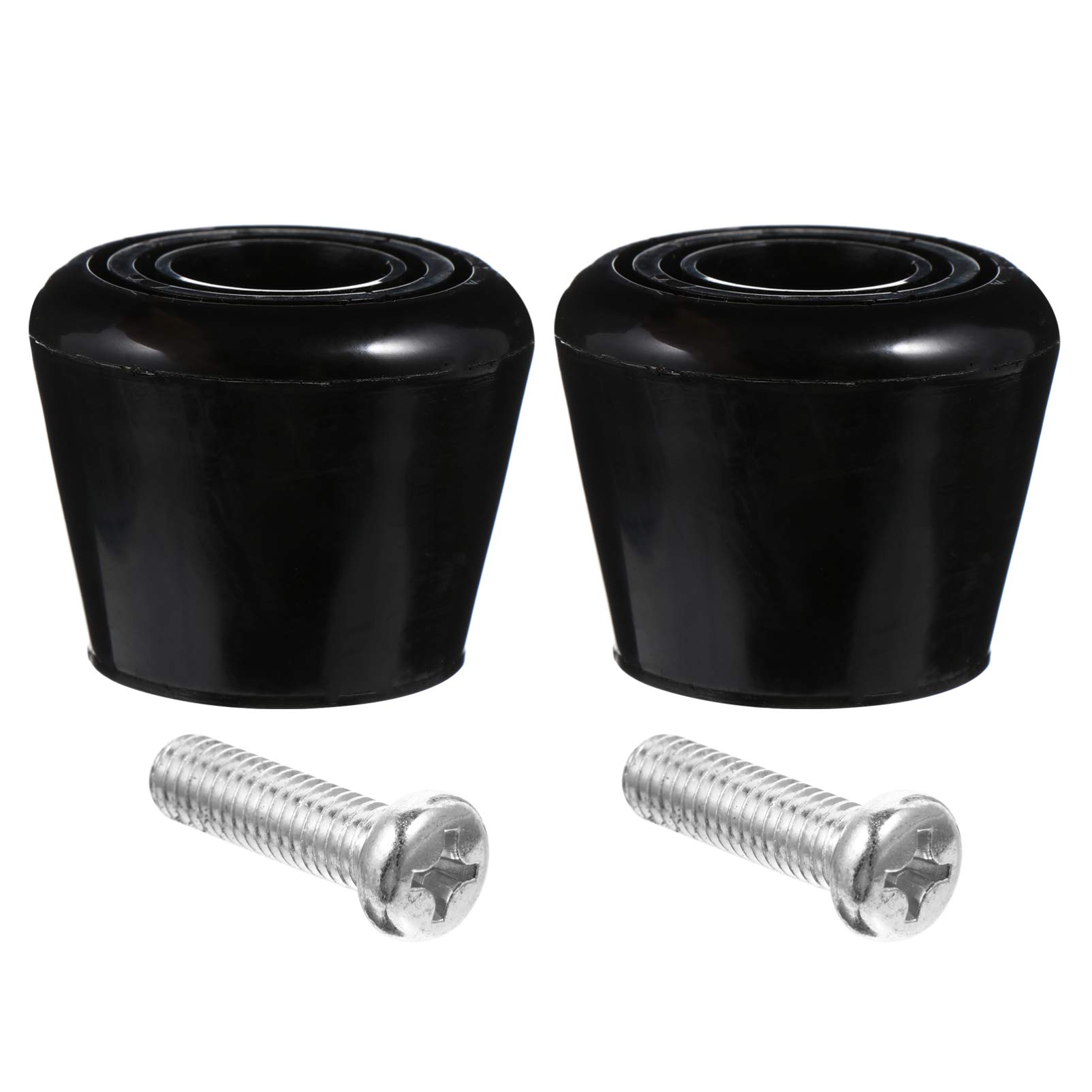 VOSAREA 4pcs Roller Skate Brakes Roller Skates Roller Toe Stoppers Roller Skating Training Tool Toe Guards Roller Skates Rubber Stoppers Brake Pad Screwdriver Ice Skates