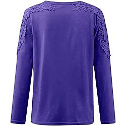 iPOGP Women's Round Neck Solid Color Hollow