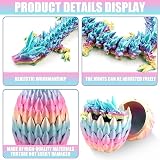YILCER 12" Dragon Egg 3D Printed Upgraded Reinforced Safe Eco Toy view 2