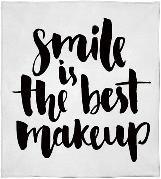 Amazon Com C Coaballa Warm Flannel Blanket Quote For Folding Bed