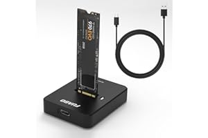 10Gbps M.2 SSD to Type C Docking Station M.2 (M Key, B+M Key) NVMe and SATA NGFF Reader Adapter SSD 2280 2260 2242 2230 22110
