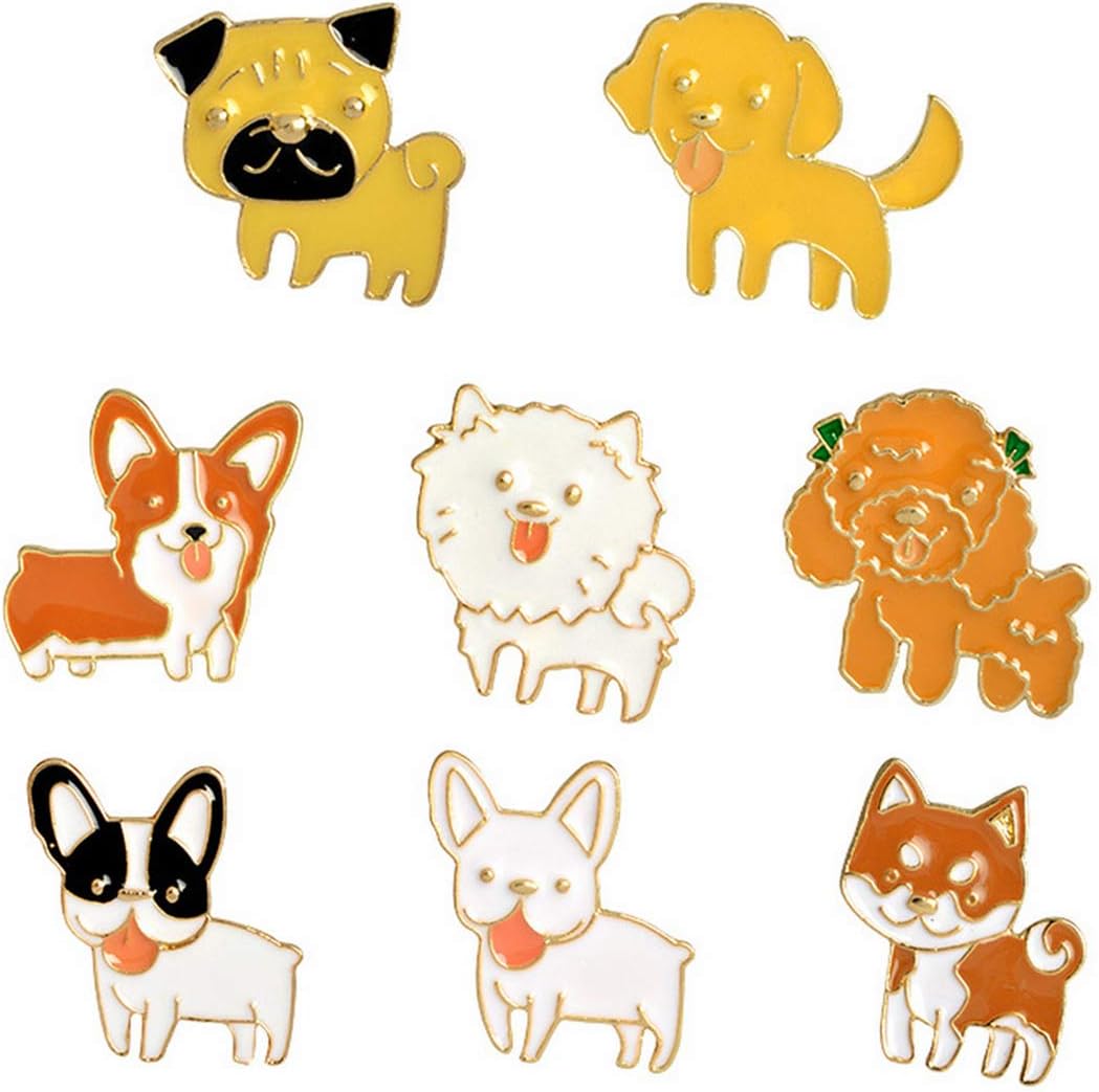 Harla 4~14Pcs/Set Enamel Pins Set Fairy Tale Brooches Denim Coat Backpack Lapel Pin Badge Cute Animal Jewelry Gift