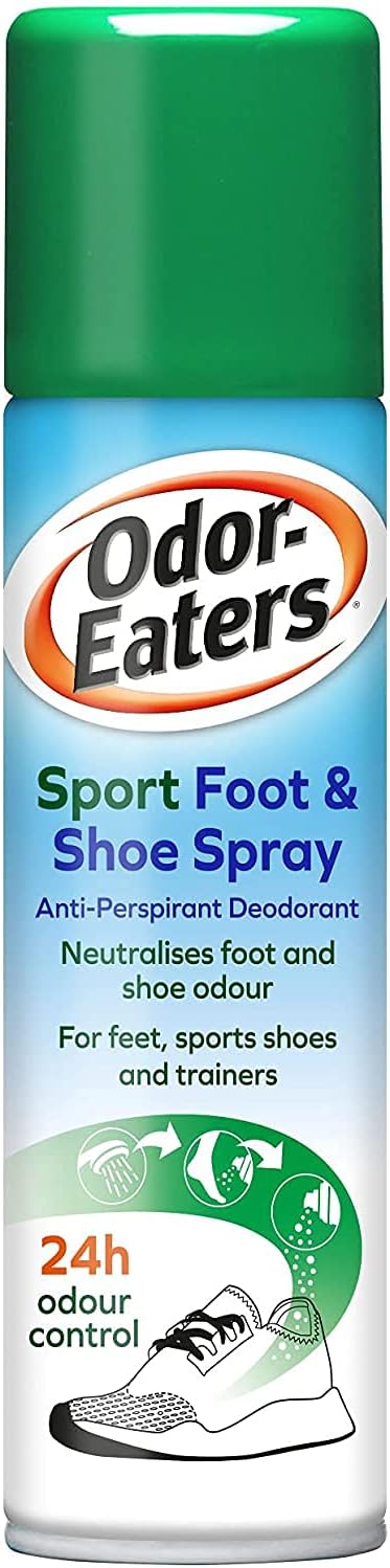 Odor-Eaters 24 Hour Odour Destroying Antiperspirant Foot and Shoe Spray Pack of