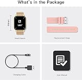Popglory Smart Watch 1.85” 44mm Women Men 2 Straps Health Monitor IP67 view 9