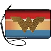 Buckle-Down Zip Wallet Wonder Woman Large Accessory, Wonder Woman, 8" x 5"