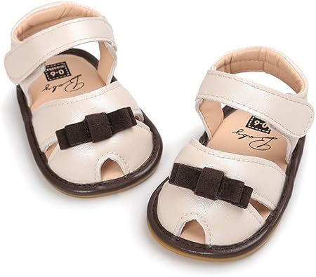 Amazon サンダル ベビー 夏 ファーストシューズ 女の子 リボン 11cm 12cm 13cm 赤ちゃん 幼児 ベビー靴 ベビーシューズ トレーニングシューズ 柔らかい 軽い 歩きやすい 出産祝い ギフト 結婚式 シューズ 靴 ノーブランド品 ベビーシューズ
