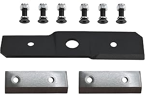 RKJFHIUR 781-0490 742-0571 Chipper/Shredder Blade Kit - Compatible with MTD/Troy-Bilt/Craftsman - Fits 981-0490 942-0571 742-0571