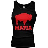 Mafia Football - New York Buffalo Crazy Fans Juniors Tank Top