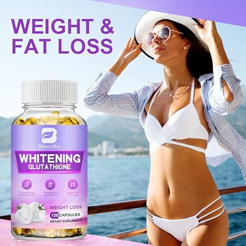 White Tomato Glutathione (120 Capsules) for Skin Whitening, Brightening,  Anti-Aging in Saudi Arabia