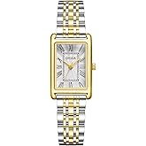 MASTOP Women's Bracelet Watch Small Dainty Womens Watch Vintage Gold Silver Watches for Women Waterproof Ladies Relojes para Mujer with Tools