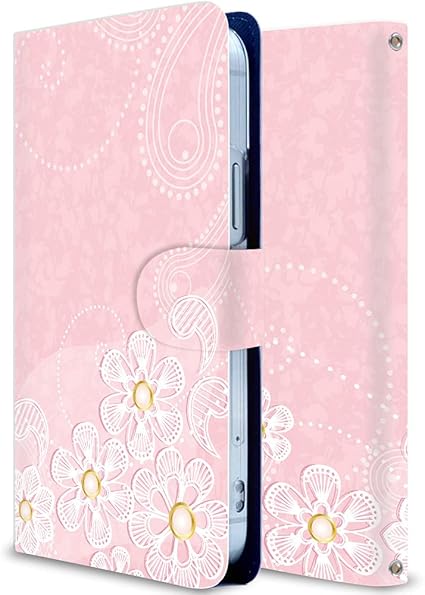 Amazon Co Jp Iitrust Rakuten Hand ケース 手帳型 カバー スマホケース おしゃれ かわいい 耐衝撃 花柄 人気 純正 ピンク パソコン 周辺機器