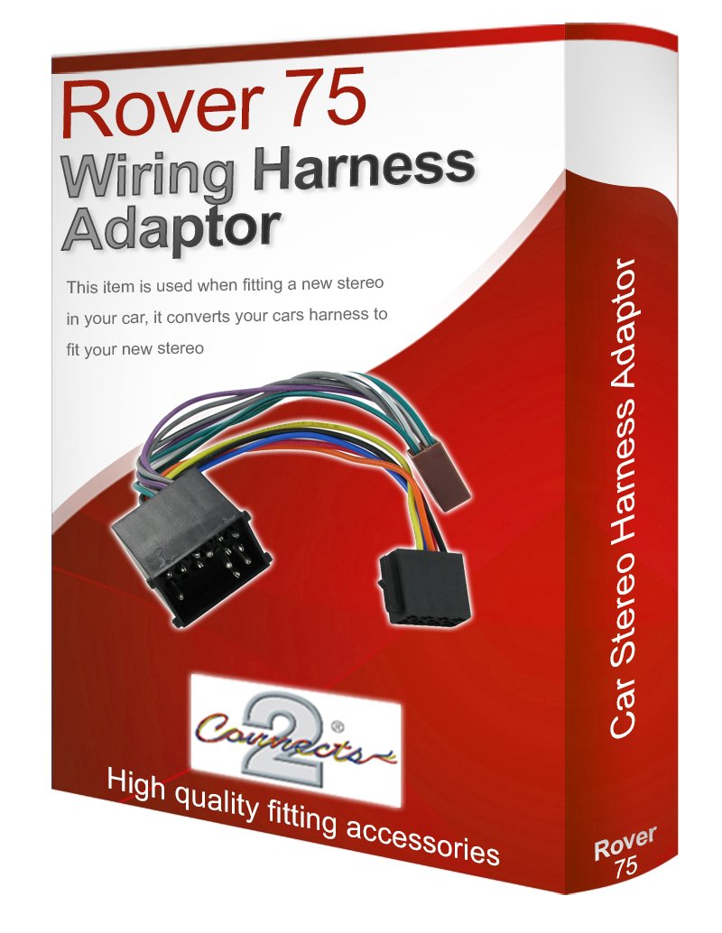 Rover 75 radio stereo wiring harness adapter lead loom: Amazon.co.uk:  Electronics