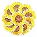 Qingxi Charm 20pcs Yellow Sunflower Sewing on/Iron on Embroidered Patches Clothes Dress Hat Pants Shoes Curtain Sewing Decorating DIY Craft Embarrassment Applique Patches (Yellow Sunflower 20pcs)
