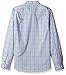 Nautica Men's Ls Stretch Poplin Plaid Button Down Shirt Shirt, Bright White, Large