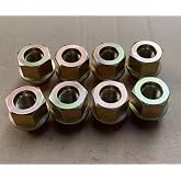 WANTONE RACING 8pcs Factory Style 9/16-18 Open Design Bulge Wheel Lug Nuts 611-162 Replacement for 1994-2010 Dodge Ram 2500 3500 SRW &amp; 2007-2009 Ram 1500