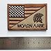 SpaceAuto USA American Flag w/ Molon Labe Spartan Helmet Military Tactical Morale Badge Decorative Emblem Combat Patch 3