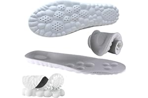 SAGRY 4D Cloud Insole, Ultra Comfort Insoles, Orthopedic Insoles for Women & Men - Plantar Fasciitis Insoles - Sports Shoe Insoles, Anti Fatigue, Shock Absorption, Foot Pain Relief (Gray, Men: US 8-11)