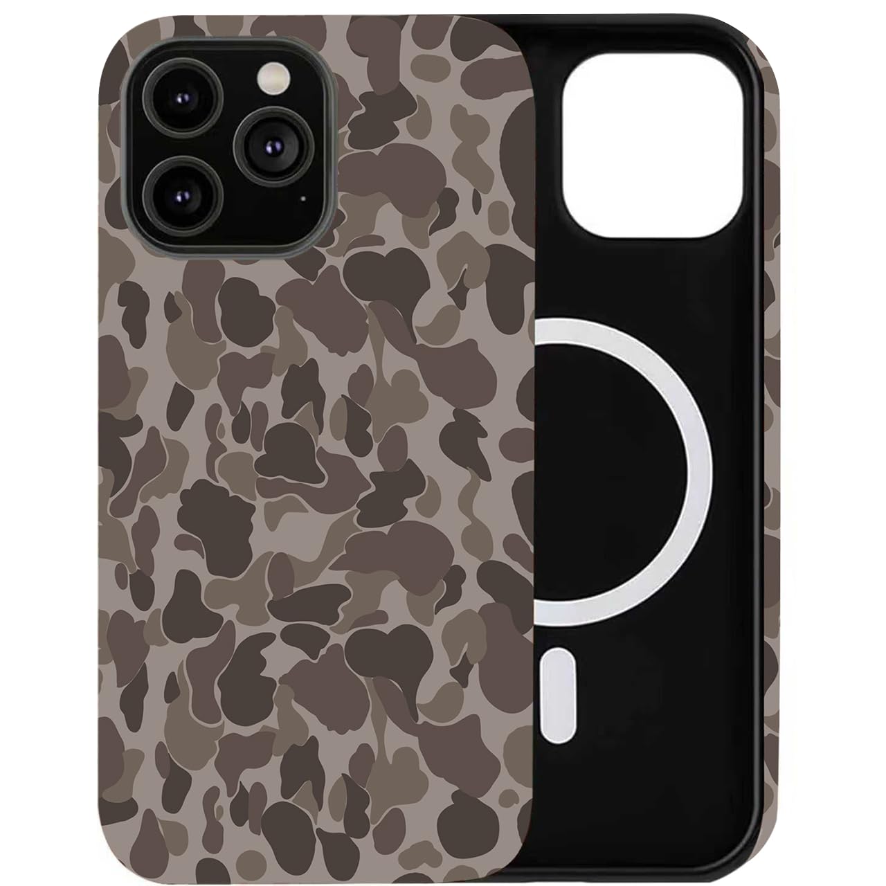 Generic Case Compatible with iPhone 17 Pro,[Compatible with MagSafe] Camouflage Camo Phone Case for Girl Women Boy Men,Dual-Layer Fashion Design