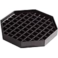 Winco DT-60 4 Count Drip Trays, 6 by 6-Inch, Value Pack, Black, Medium