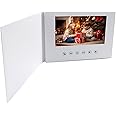 Custom 7-Inch IPS HD Video Greeting Card with 4GB Memory, DIY Blank Cover, Rechargeable Battery & Speaker | Ideal for Personalised Video Book, Motion Book, and Custom Greeting Card for Special Occasions